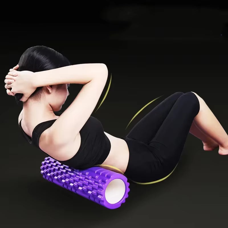 1Pc Yoga Block Yoga Column Gym Fitness Foam Roller Pilates Mini Exercise Back Muscle Massage Roller Soft Yoga Block Pilates Gym