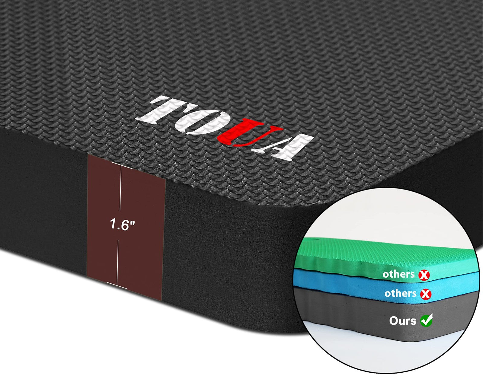 Large Kneeling Pad, High Density Foam Support Knee with Thick Kneeling