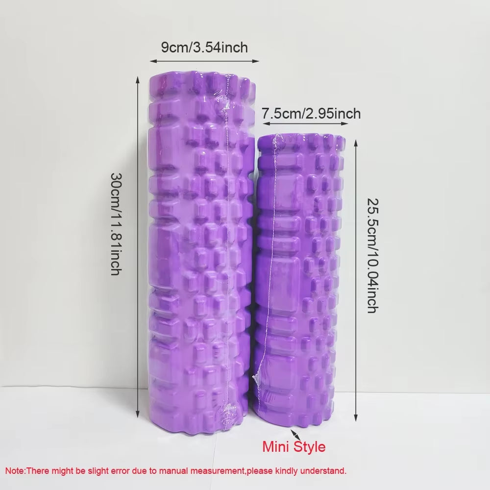 1Pc Yoga Block Yoga Column Gym Fitness Foam Roller Pilates Mini Exercise Back Muscle Massage Roller Soft Yoga Block Pilates Gym