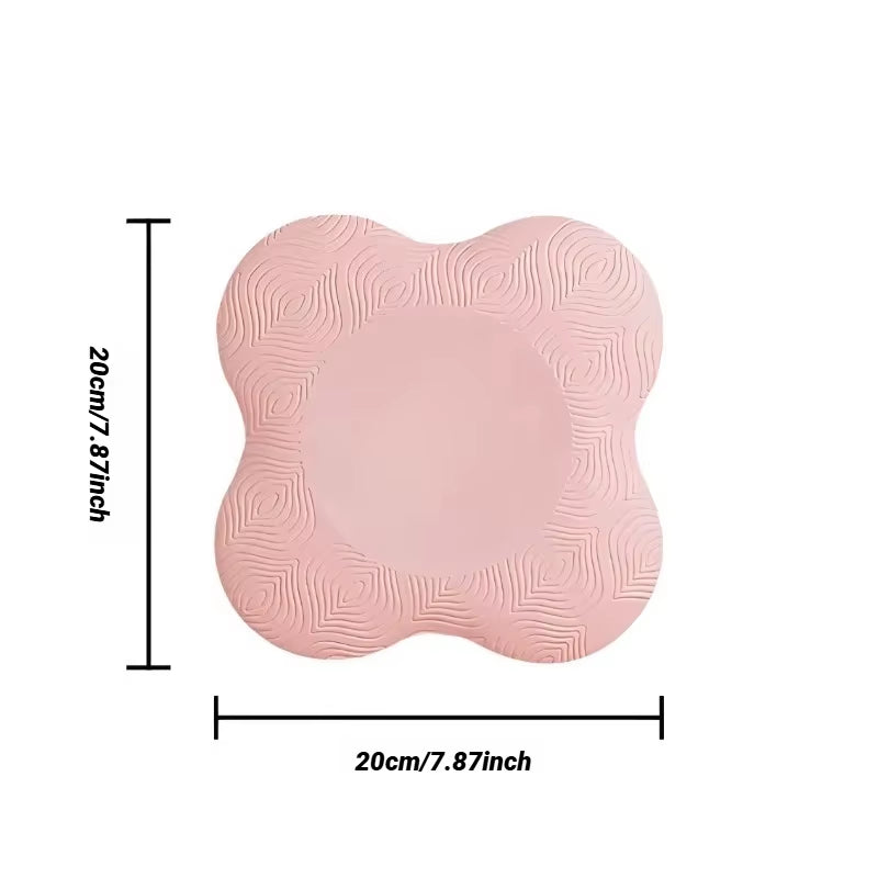 Tpe Thickened anti Slip Yoga Kneeling Protective Pad Knee Soft Flat Support Slow Rebound Non-Slip Sports Fitness Mat Solid Elbow